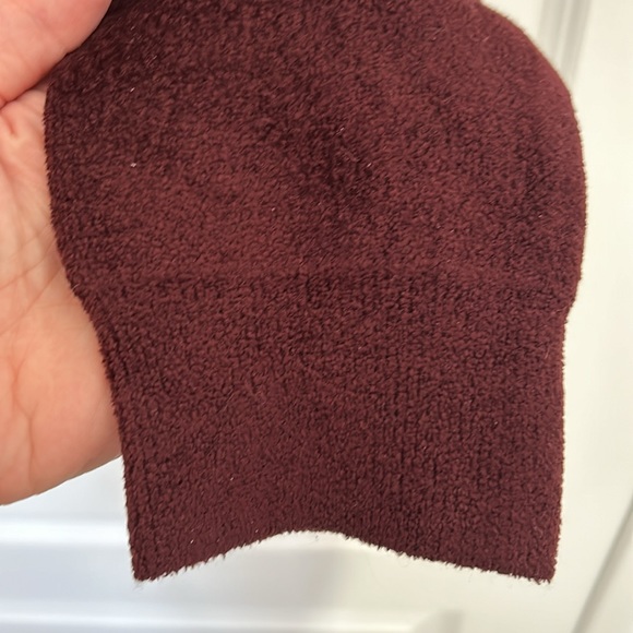 EMPORIO ARMANI - Chenille sweater maxi logo Rosso men size large - Picture 9 of 10